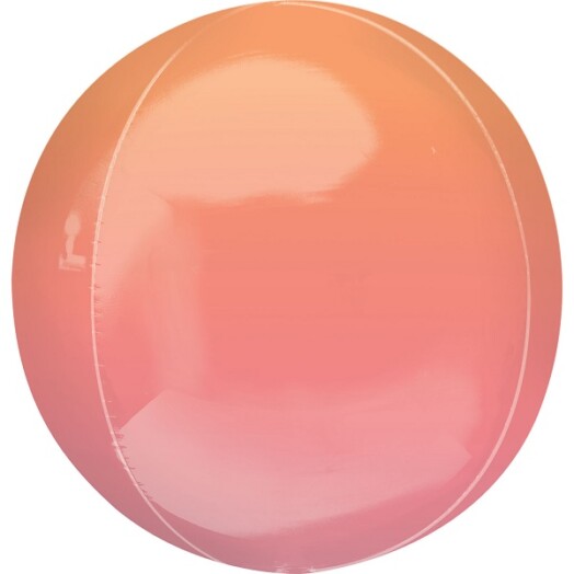 Ombre Red & Orange Orbz