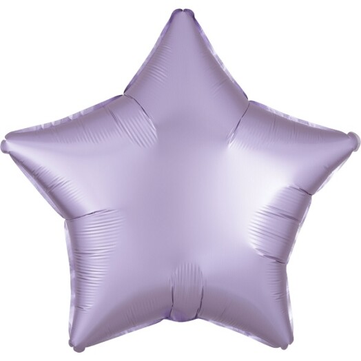 Unpackaged 19" Satin Luxe Star Foil Balloon - Pastel Lilac