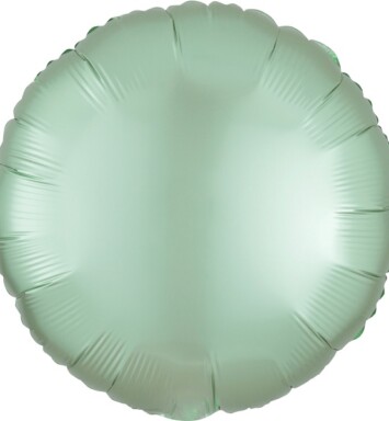 Unpackaged 18" Satin Luxe Round Foil Balloon - Mint Green