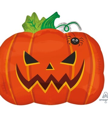 Junior Shape Frightful Pumpkin Foil Balloon