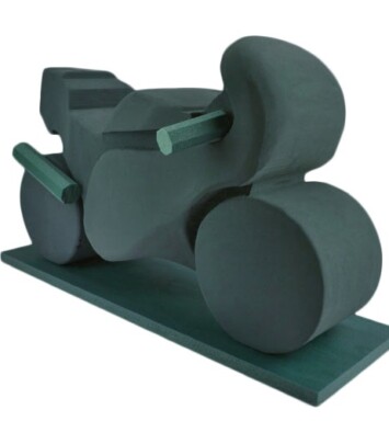3D Motorbike Foam Floral Frame