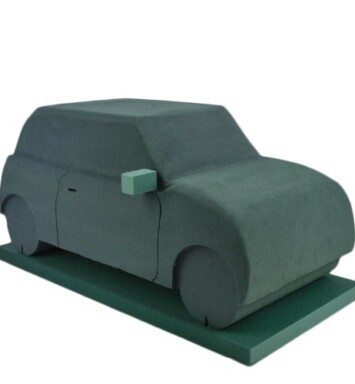3D Car Foam Floral Frame