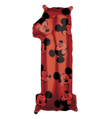 Mickey Mouse Forever Number 1 Foil Balloon