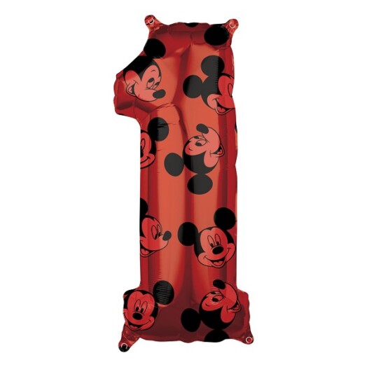 Mickey Mouse Forever Number 1 Foil Balloon