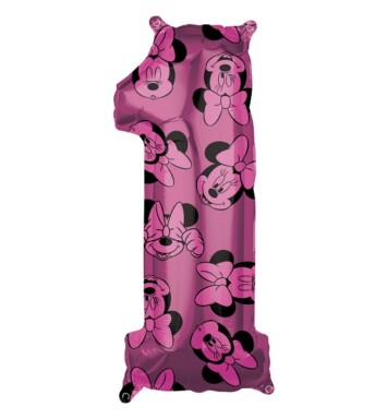 Minnie Mouse Forever Number 1 Foil Balloon