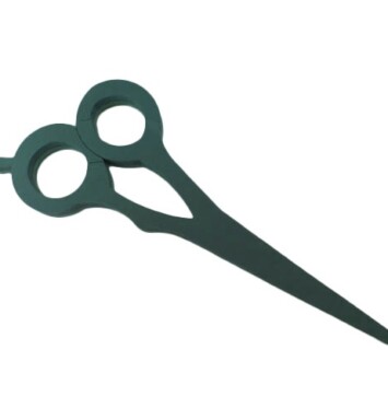 Scissors Foam Floral Frame