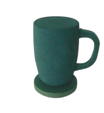 3D Beer Tankard Foam Floral Frame