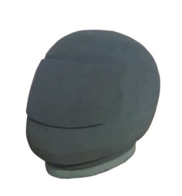 3D Motorcycle Helmet Foam Floral Frame