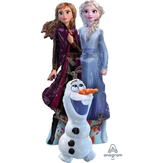 Frozen II Elsa, Anna & Olaf Air Walker Foil Balloon