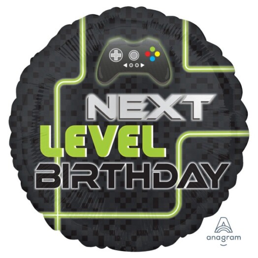 17 Inch Level Up Birthday Foil Balloon