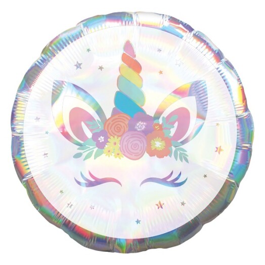 18" Unicorn Party Iridescent Foil Balloon