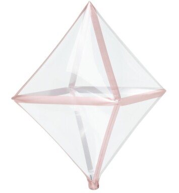 Rose Gold Trim Clearz Anglez Balloon