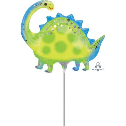 Unpackaged Mini Shape Stegosaurus Foil Balloon