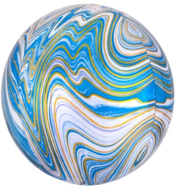 Blue Marblez Orbz Balloon