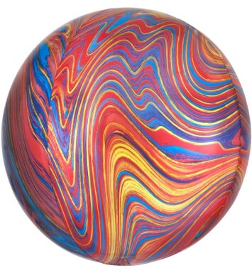 Colourful Marblez Orbz Balloon