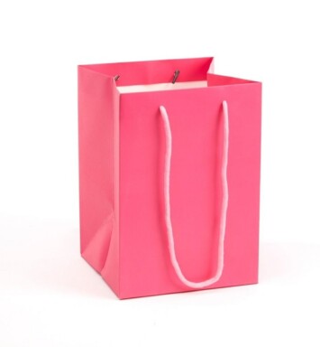 Hand Tied Porto Bag 10pk Strong Pink