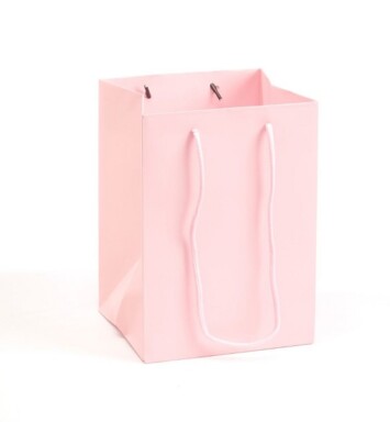 Hand Tied Porto Bag 10pk Pale Pink