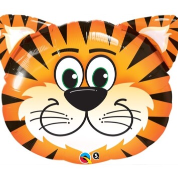 Unpackaged 14 Inch Mini Tickled Tiger Foil Balloon