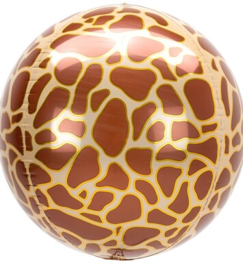 Animalz Giraffe Print Orbz Balloon