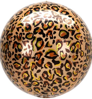 Animalz Leopard Print Orbz Balloon