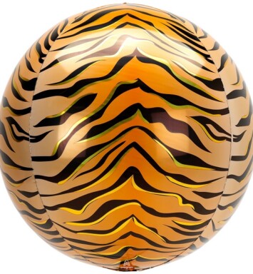 Animalz Tiger Print Orbz Balloon