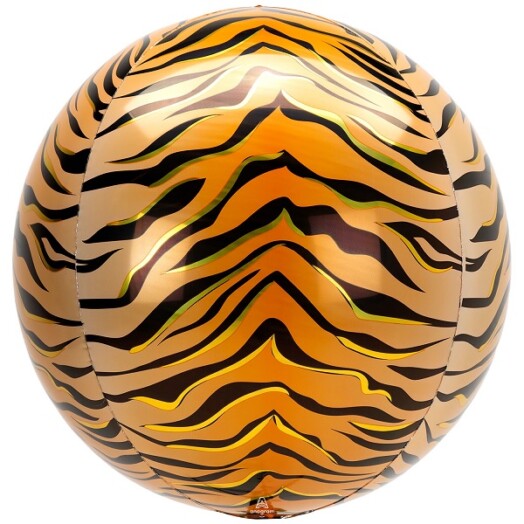 Animalz Tiger Print Orbz Balloon