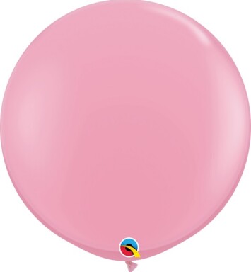 3ft Standard Pink Latex Balloon 2pk