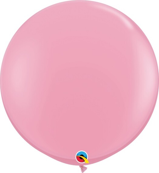 3ft Standard Pink Latex Balloon 2pk