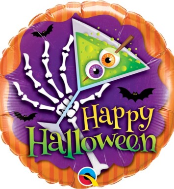 18 Inch Halloween Scary Drink Foil Balloon