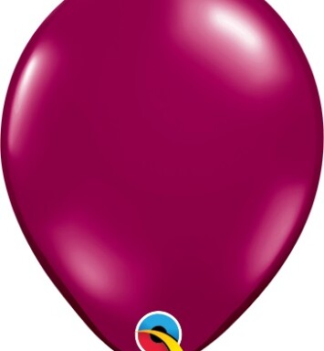 5 Inch Jewel Sparkling Burgundy Latex Balloons 100ct