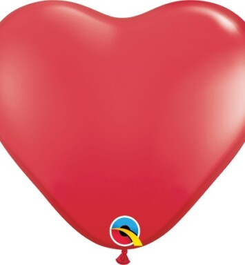 6 Inch Heart - Red