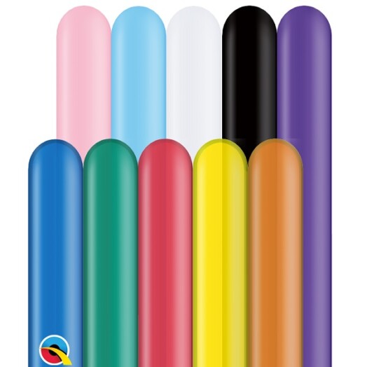 160Q Traditional Assortment Latex Balloons 100ct