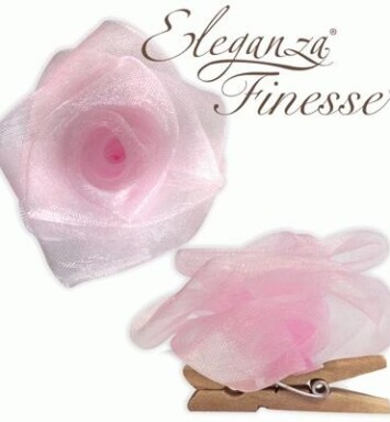 Eleganza Finesse Clip Roses - Light Pink