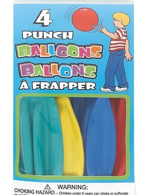 4 Punch Balloons