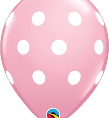 11 Inch Big Polka Dots - Pink & Wild Berry Assortment