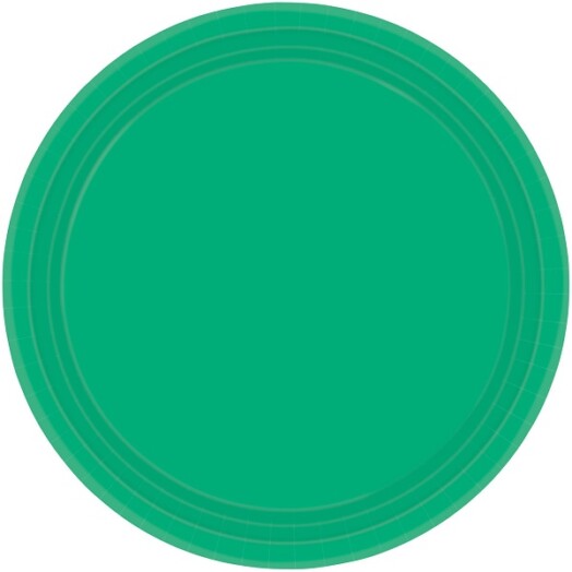 Paper Plates - Festive Green