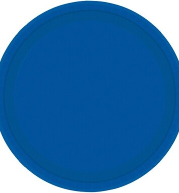 Paper Plates - Bright Royal Blue