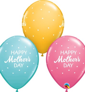 11 Inch Mother's Day Petite Polka Dots Assortment
