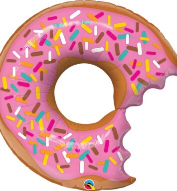 Bit Donut and Sprinkles Super Shape Foil Balloon