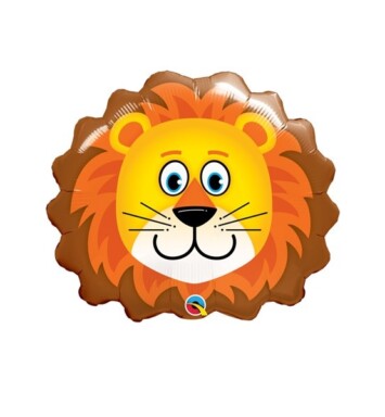 Unpackaged 14 Inch Mini Lovable Lion Foil Balloon
