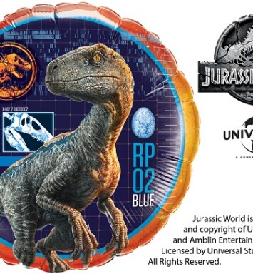 18" Jurassic World Foil Balloon