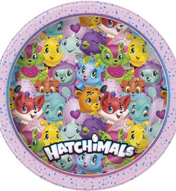 Hatchimals 9" plates