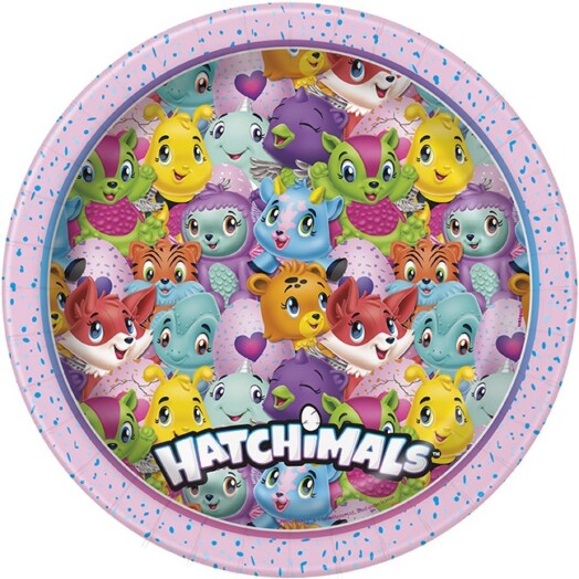 Hatchimals 9" plates
