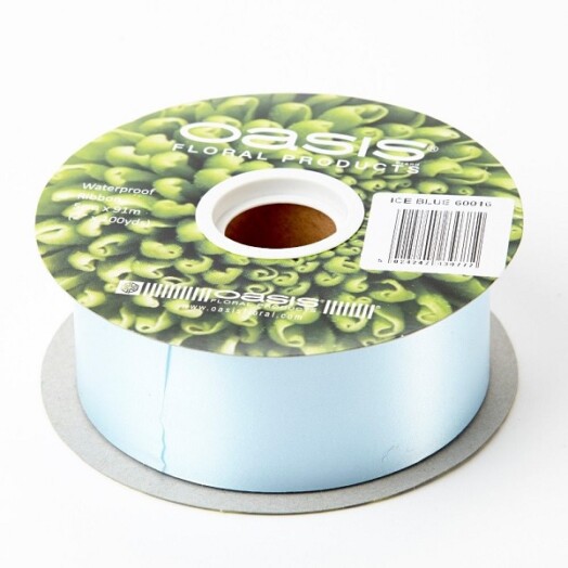 2" Ice Blue Poly Ribbon