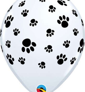11 Inch Paw Prints-A-Round
