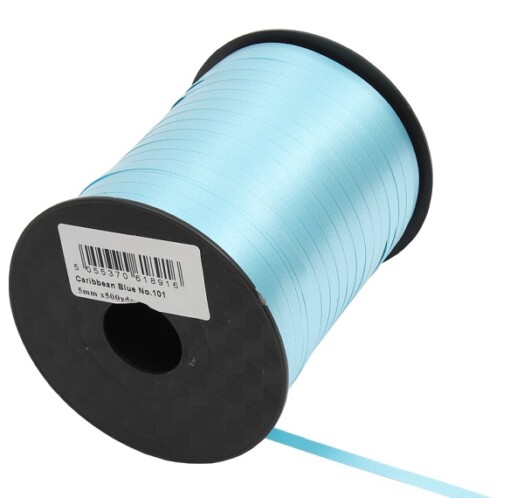 5mm Caribbean Blue Curling Ribbon