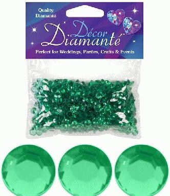 6mm Decor Diamante Emerald