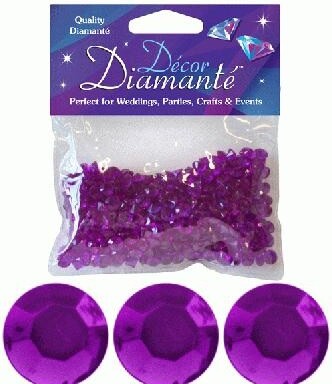 6mm Decor Diamante Amethyst