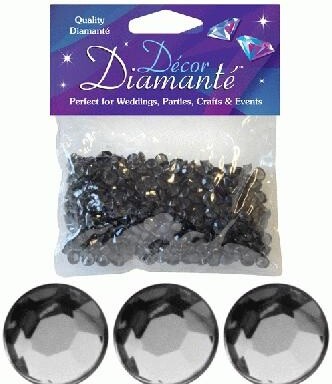 6mm Decor Diamante Black Quartz