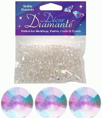 6mm Decor Diamante Iridescent